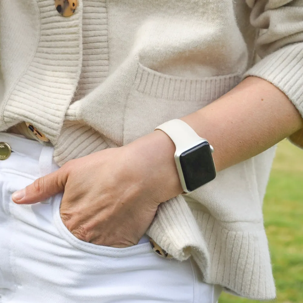 NAKD Apple Watch Strap - Almond White