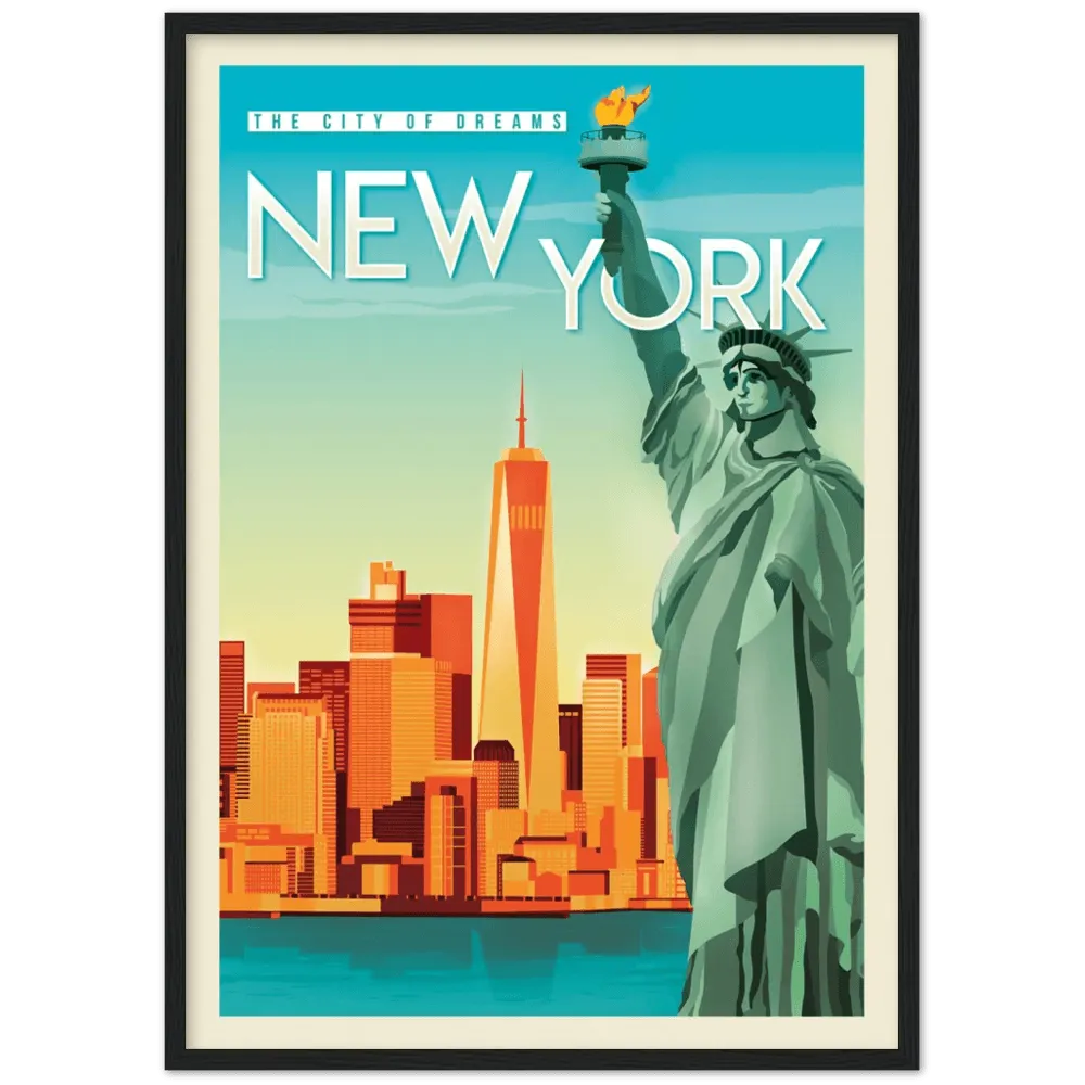 New York Retro Wall Art