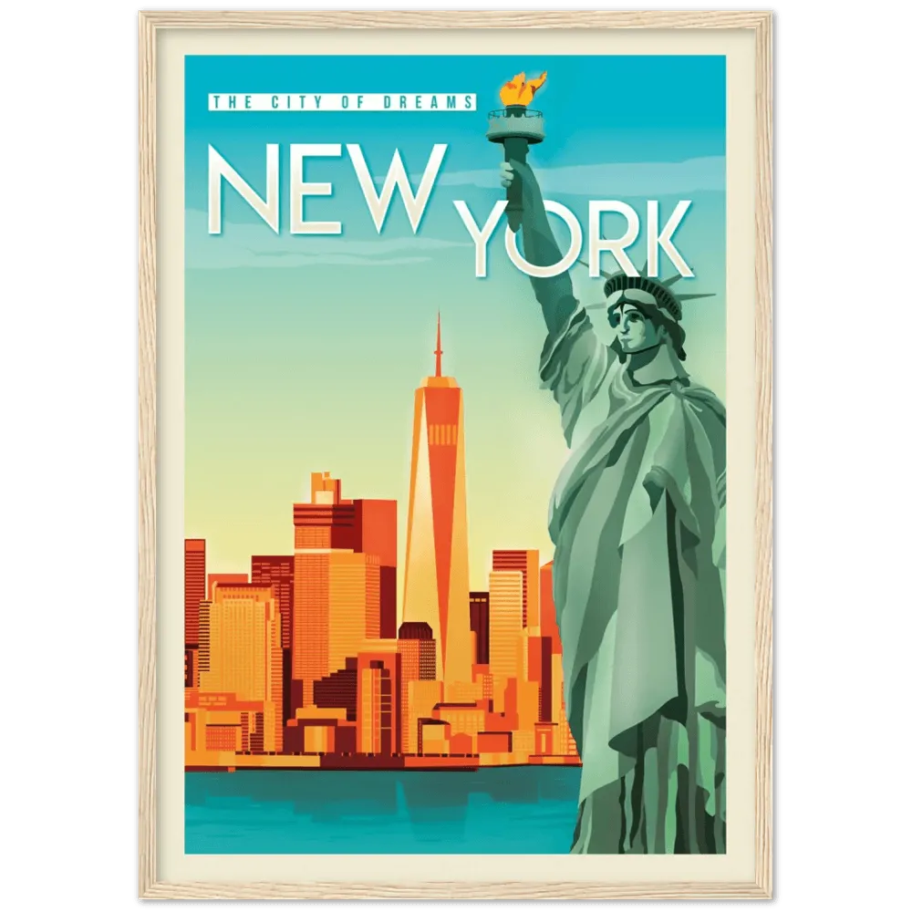 New York Retro Wall Art