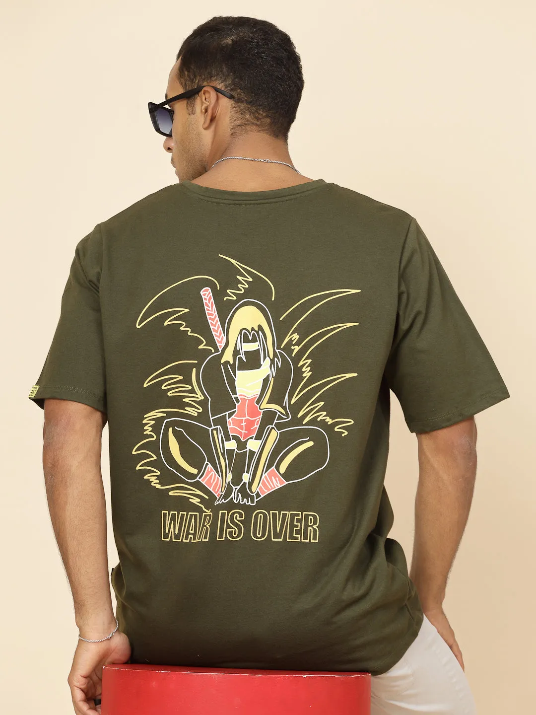 Oversized War's End Anime Print T-Shirt