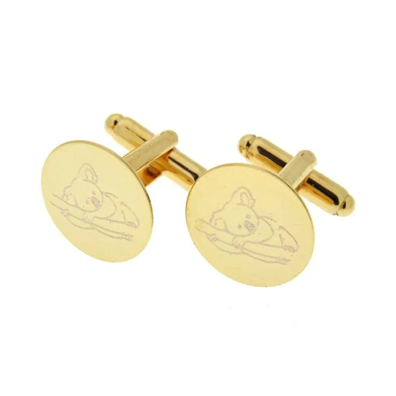 Personalized Cufflinks - Wedding Gold cuff links