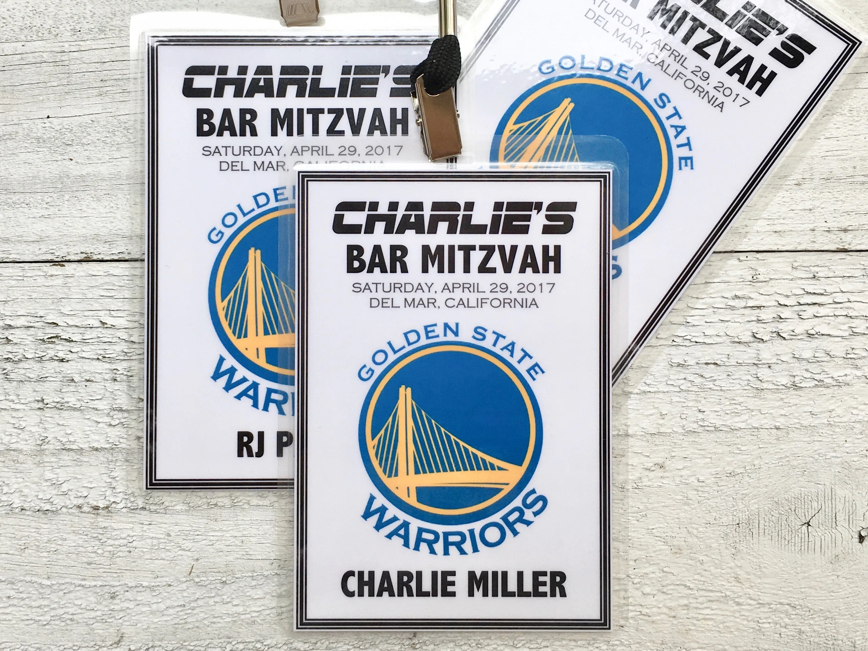 Personalized  Lanyard - VIP Lanyards - Sports Seating Cards - VIP Seating Cards - Sports Place Cards - Sports Party Accessories