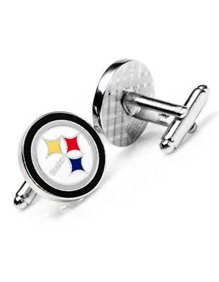 Pittsburgh Steelers Officially Licensed Cufflinks - Enamel Detail - Bullet Back