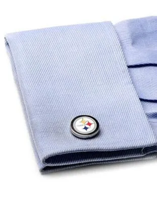 Pittsburgh Steelers Officially Licensed Cufflinks - Enamel Detail - Bullet Back