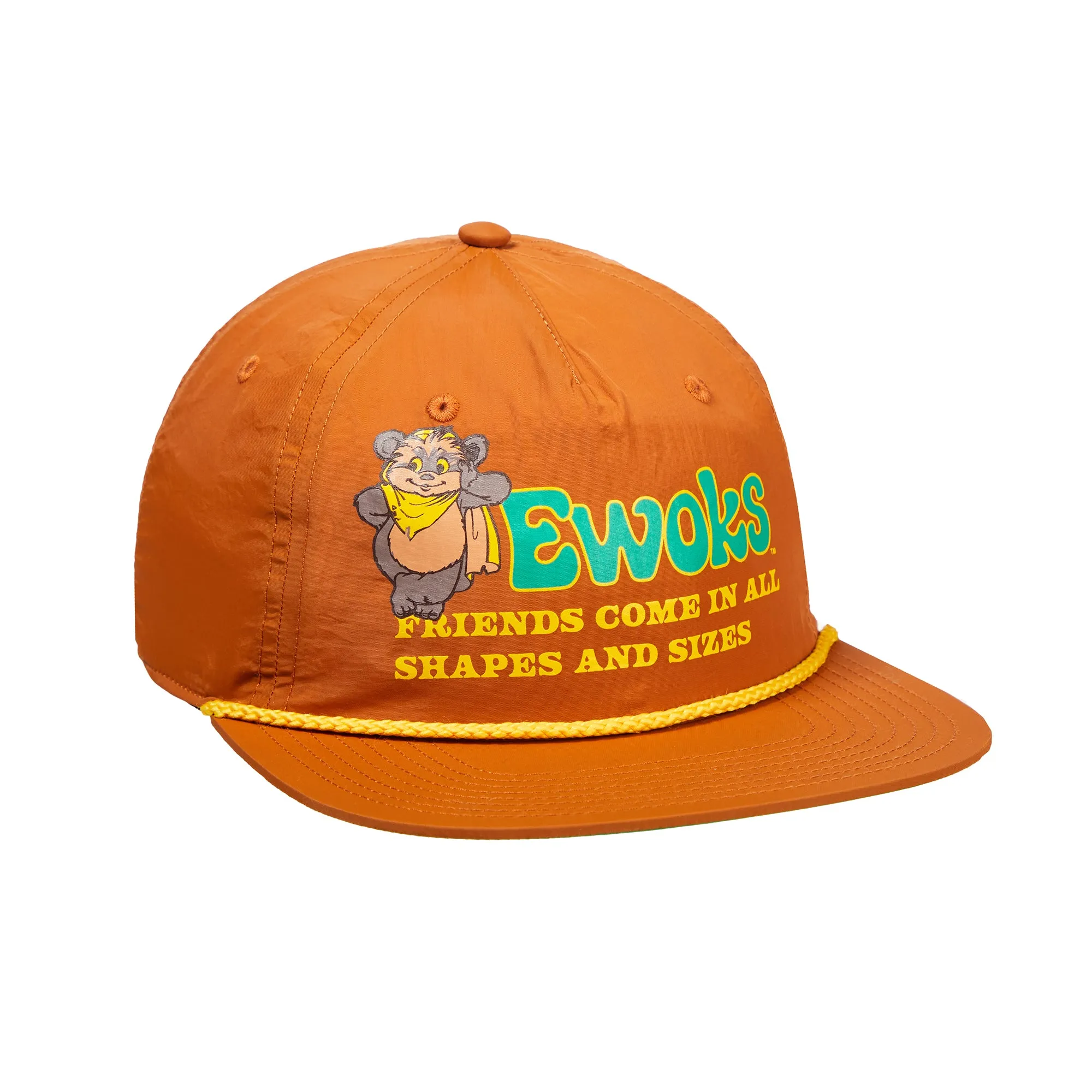 Retro Ewoks Orange Snapback Hat