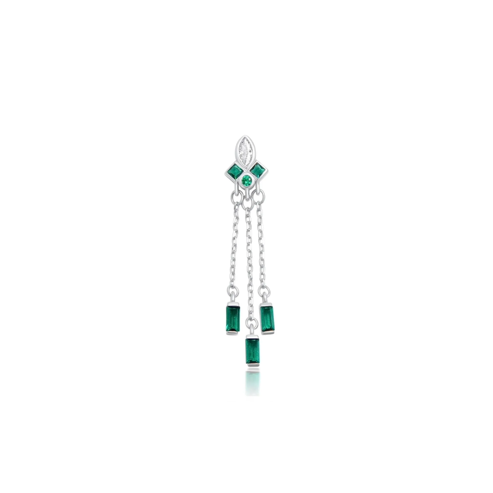 Retro Fringed Stud Earring