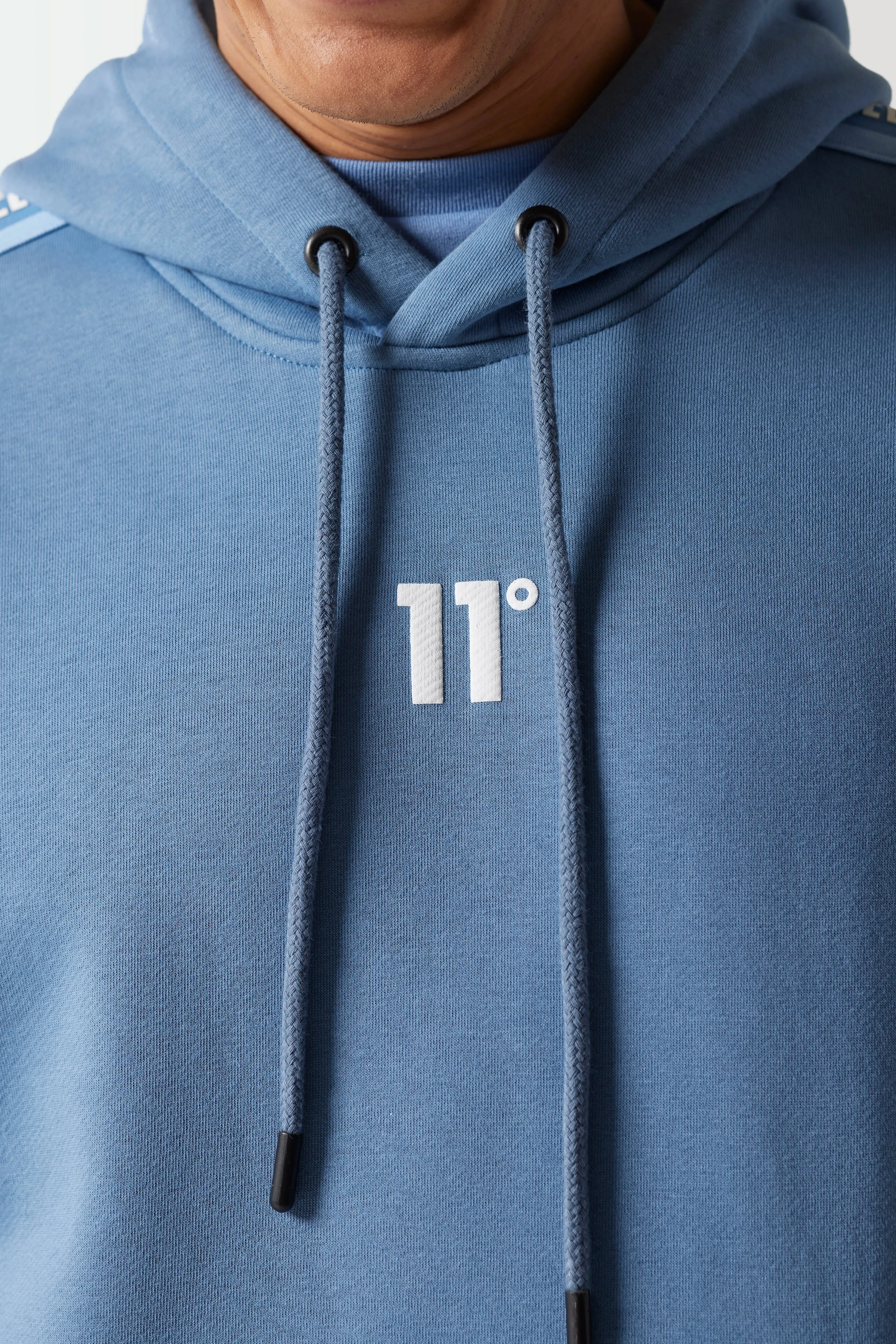 Retro Taped Hoodie - Elemental Blue