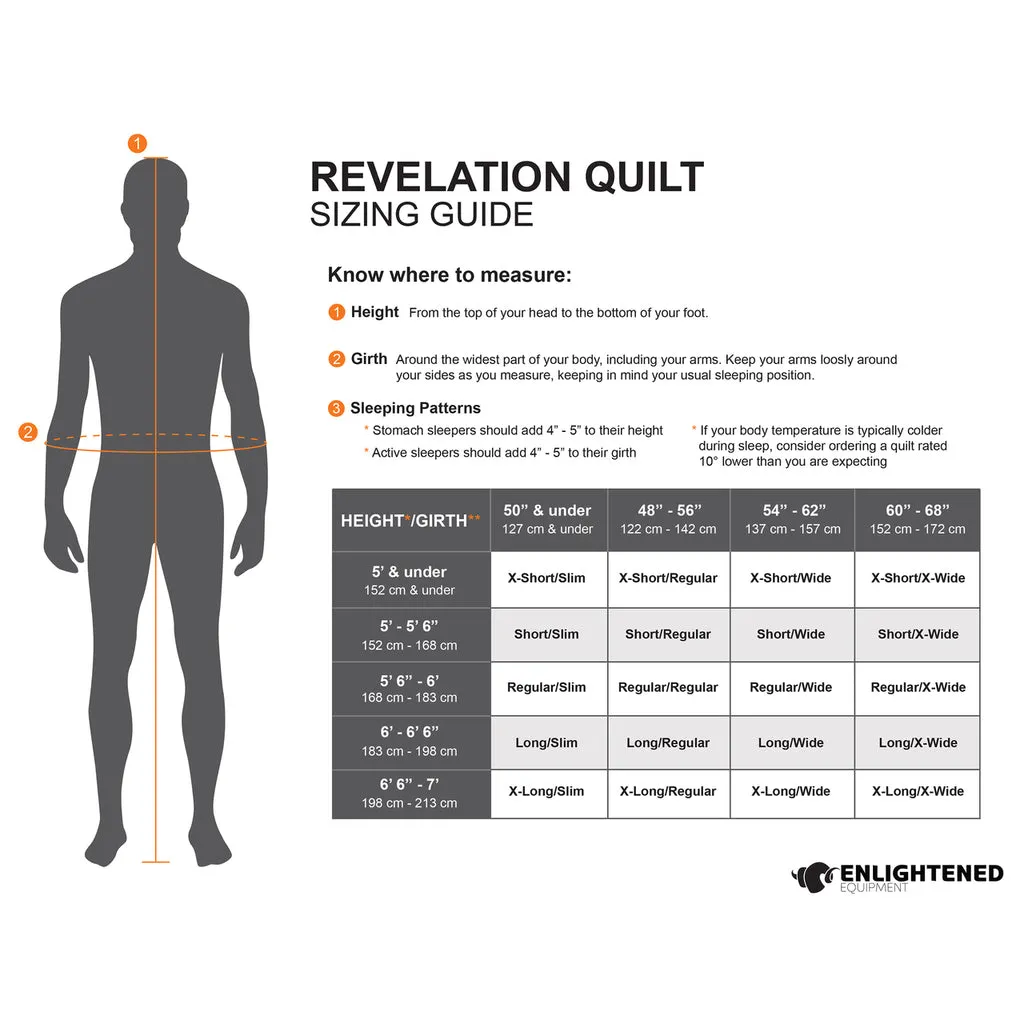 Revelation Quilt 950FP by Enlightened Equipment