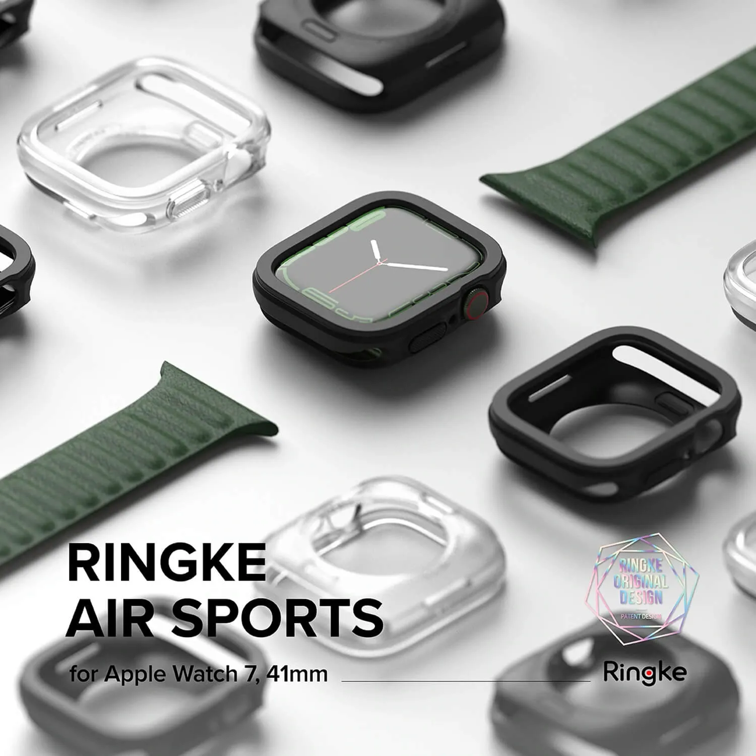 Ringke Apple Watch 9 / 8 / 7 41mm Case Air Sports Black