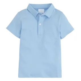 Short Sleeve Polo - Light Blue