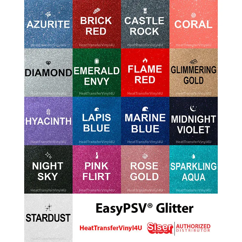 Siser EasyPSV Glitter 48" x 50 Yards