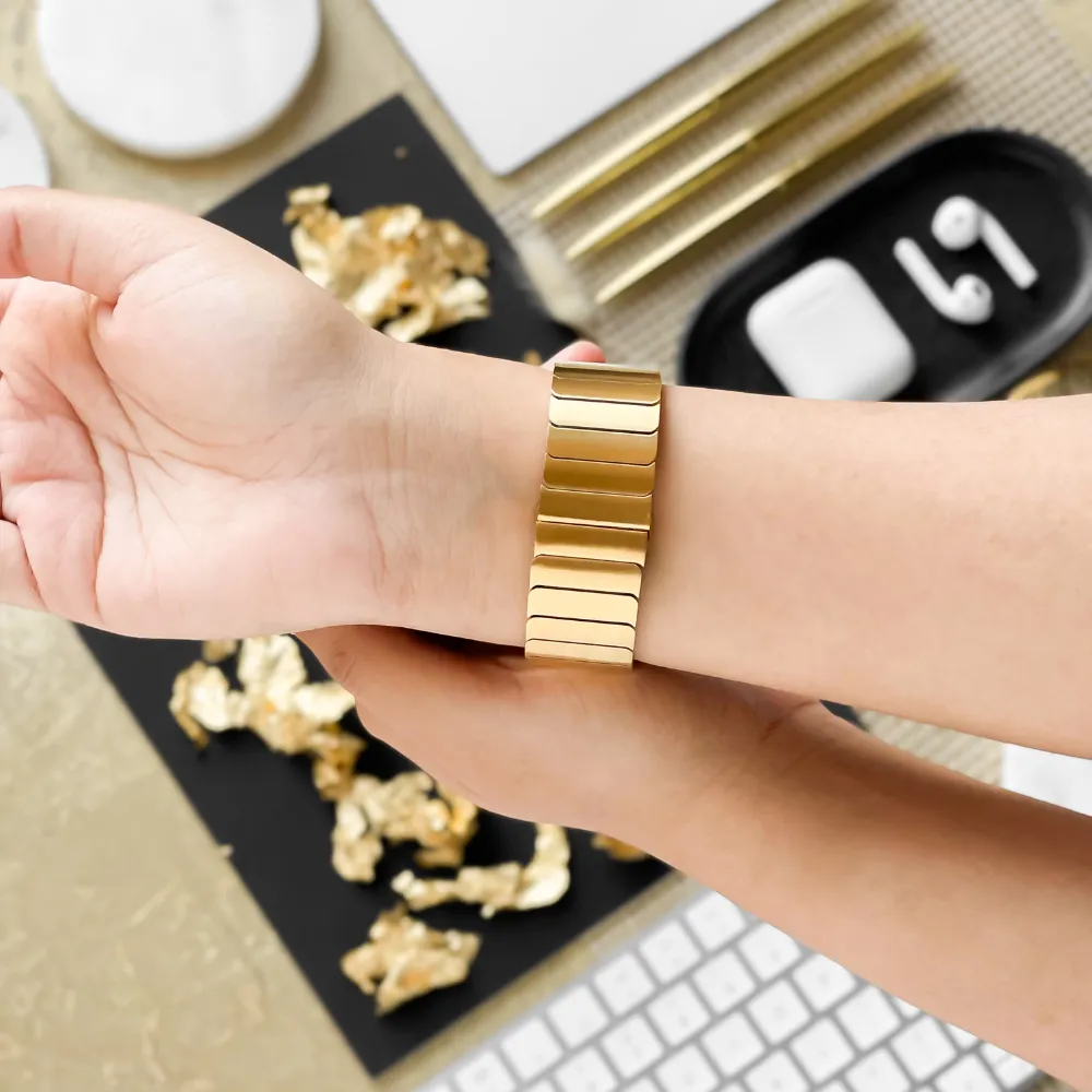 Slinky Apple Watch Strap - Gold