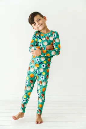 Sports Long Sleeve Jammies Set