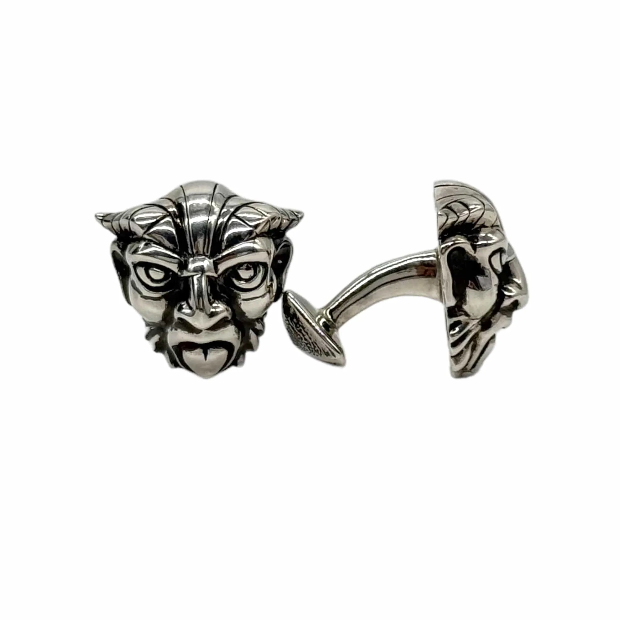 STEPHEN WEBSTER Sterling Silver Devil Cufflinks