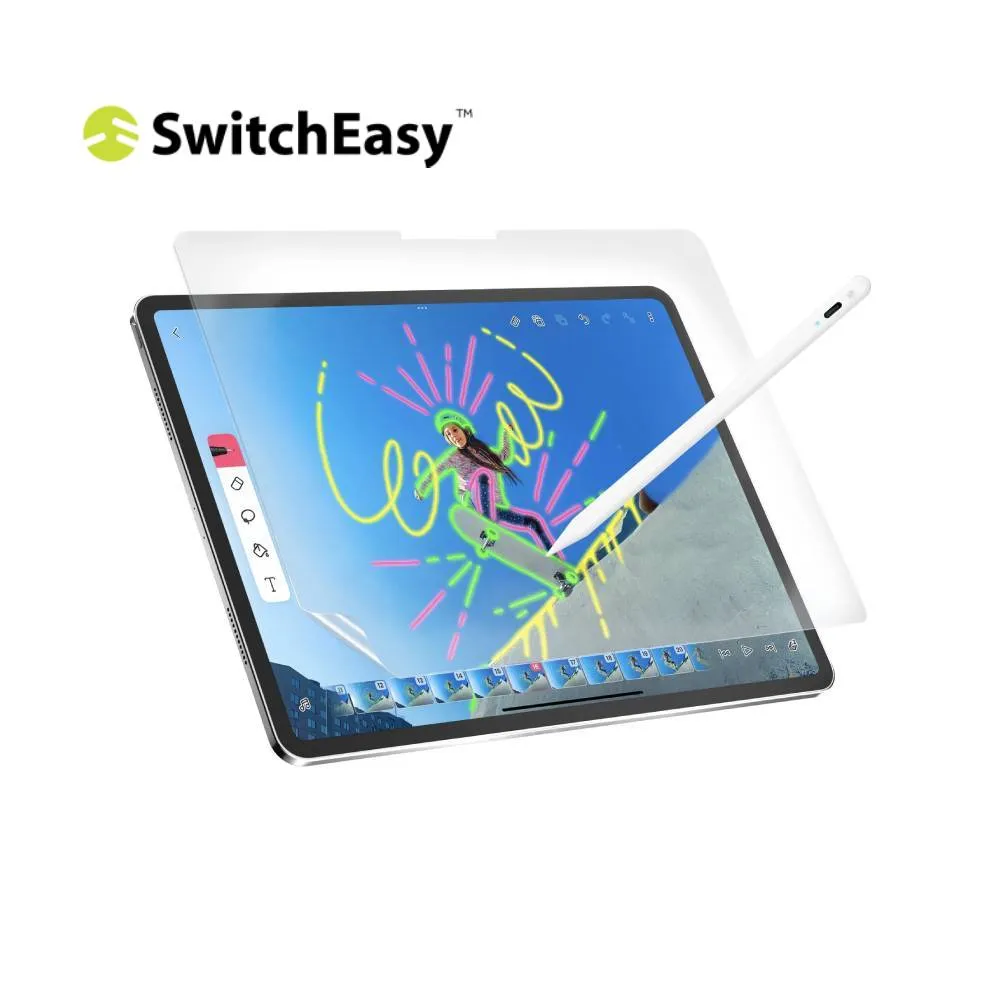 SwitchEasy Glass Defender Anti-Blue Light Screen Protector for M4 iPad Pro 13"/11" (2024)