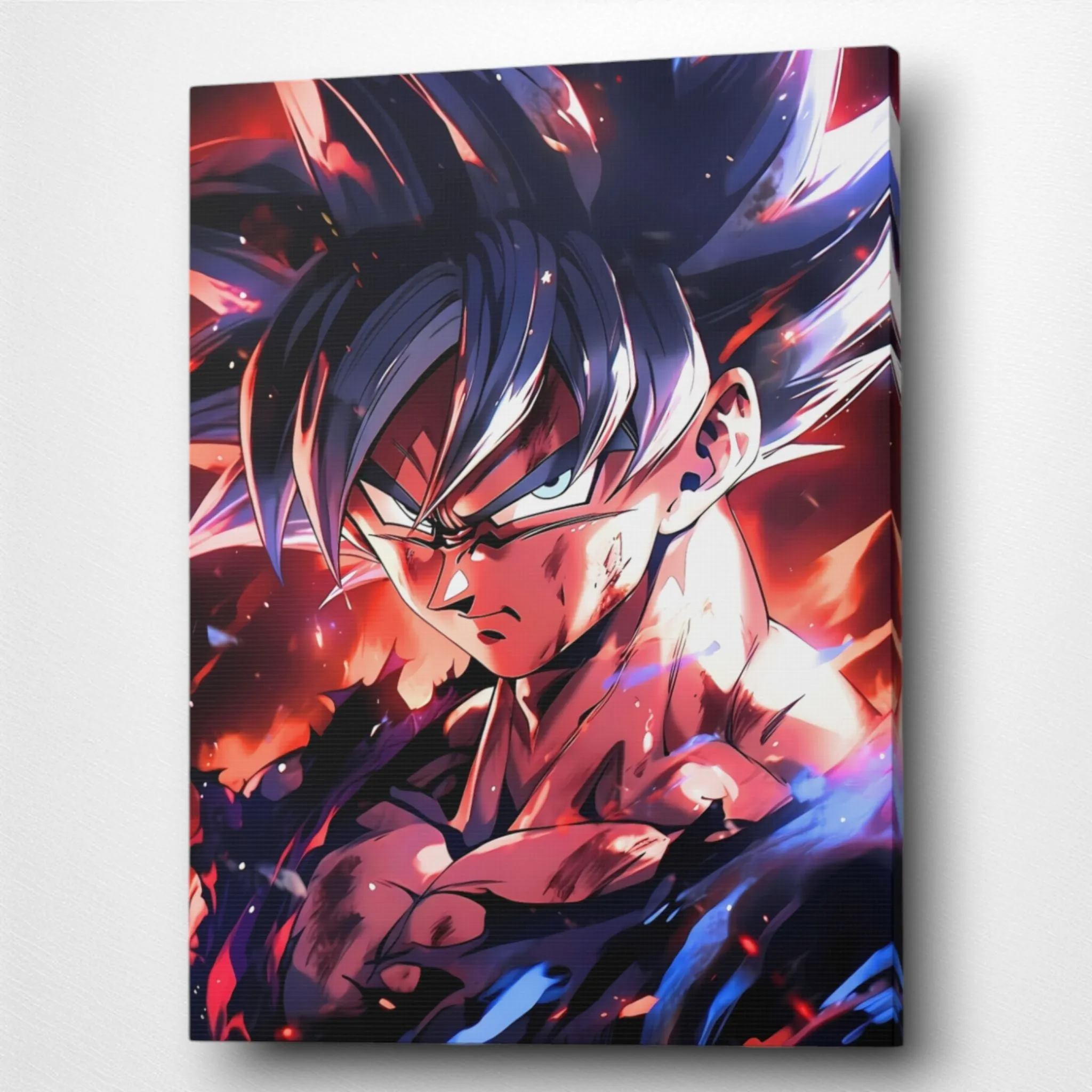 The Flames (Goku) Anime Canvas