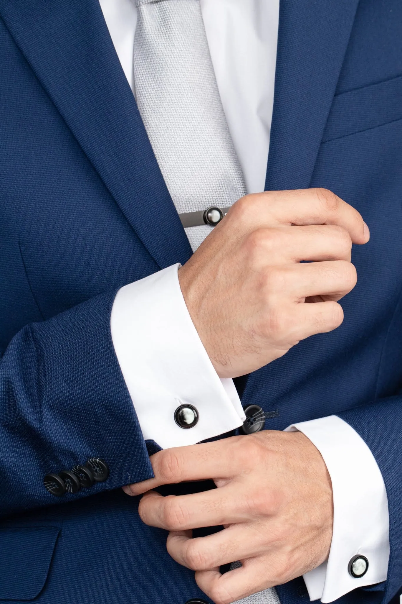 The Maginus Cufflinks in Black Matte